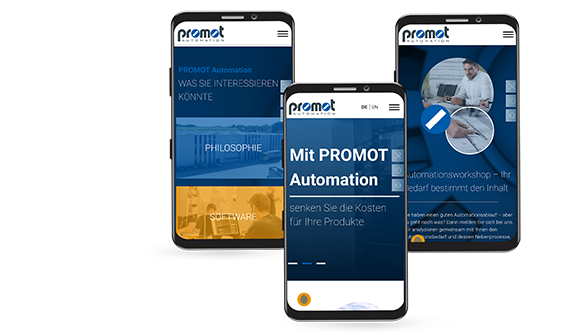 LDD - Website: Mobile Ansicht